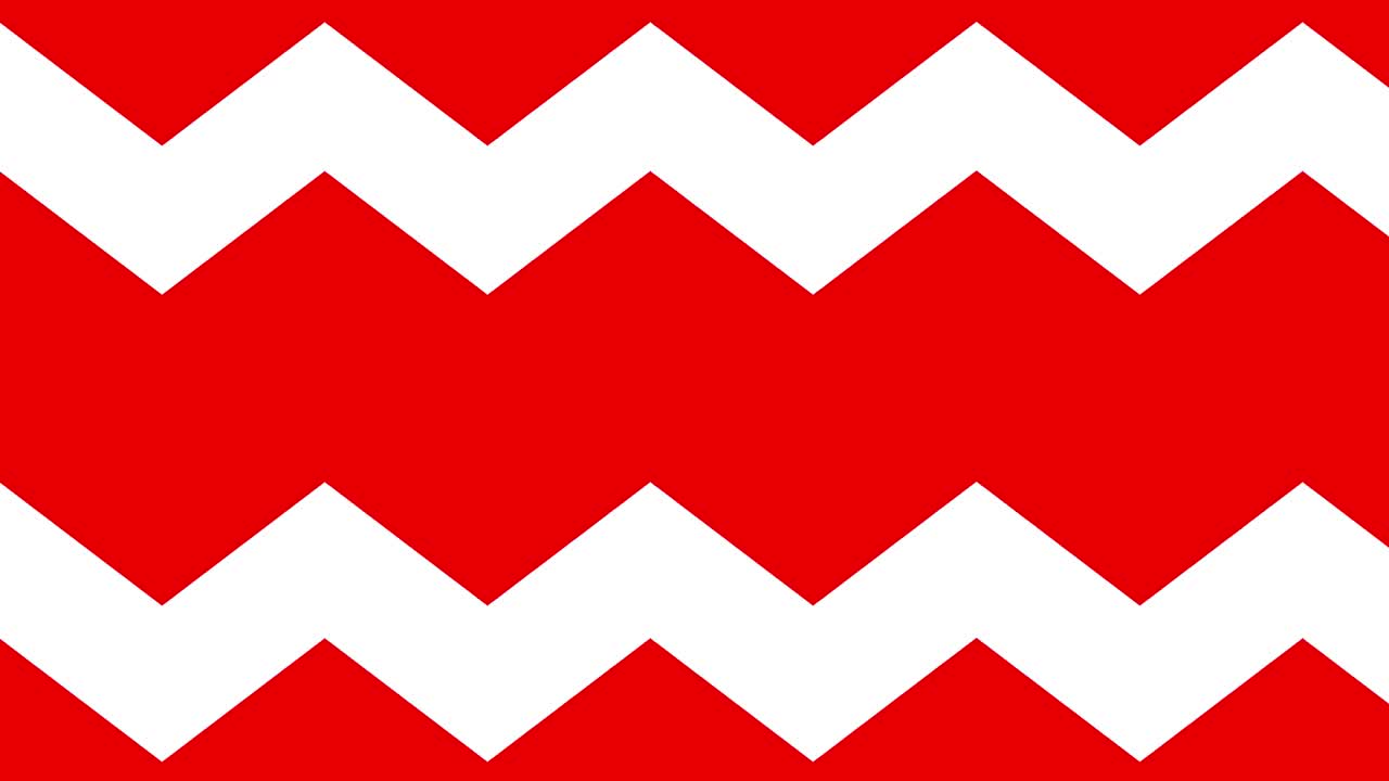 material de bucle de triángulo de onda dentada animación gráficos de movimiento