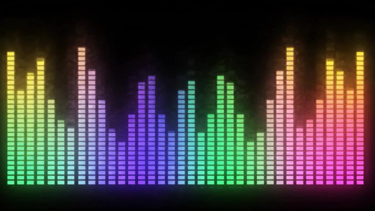 A Stunning Visualization of Audio Waves Displayed in Vibrant Colors, Showcasing Dynamic Sound Frequencies and Rhythmic Patterns in an Abstract Digital Format.