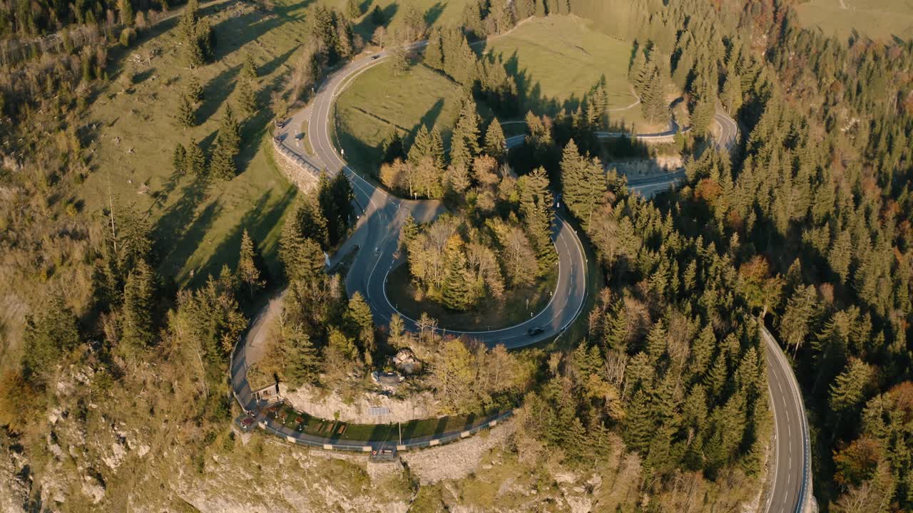 paisaje de otoño en baviera, alemania | 4k uhd d-log: perfecto para gradación de color