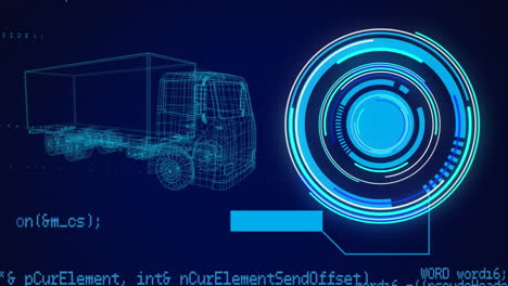 animación de modelos de automóviles en 3d, escaneo de alcance y procesamiento de datos