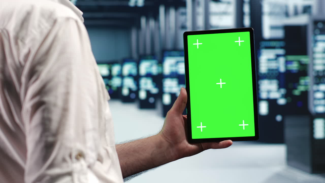 크로마 키 태블릿 서버 모니터링