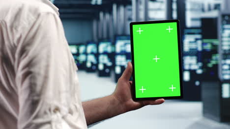 monitoreo de los servidores de las tabletas de chroma key