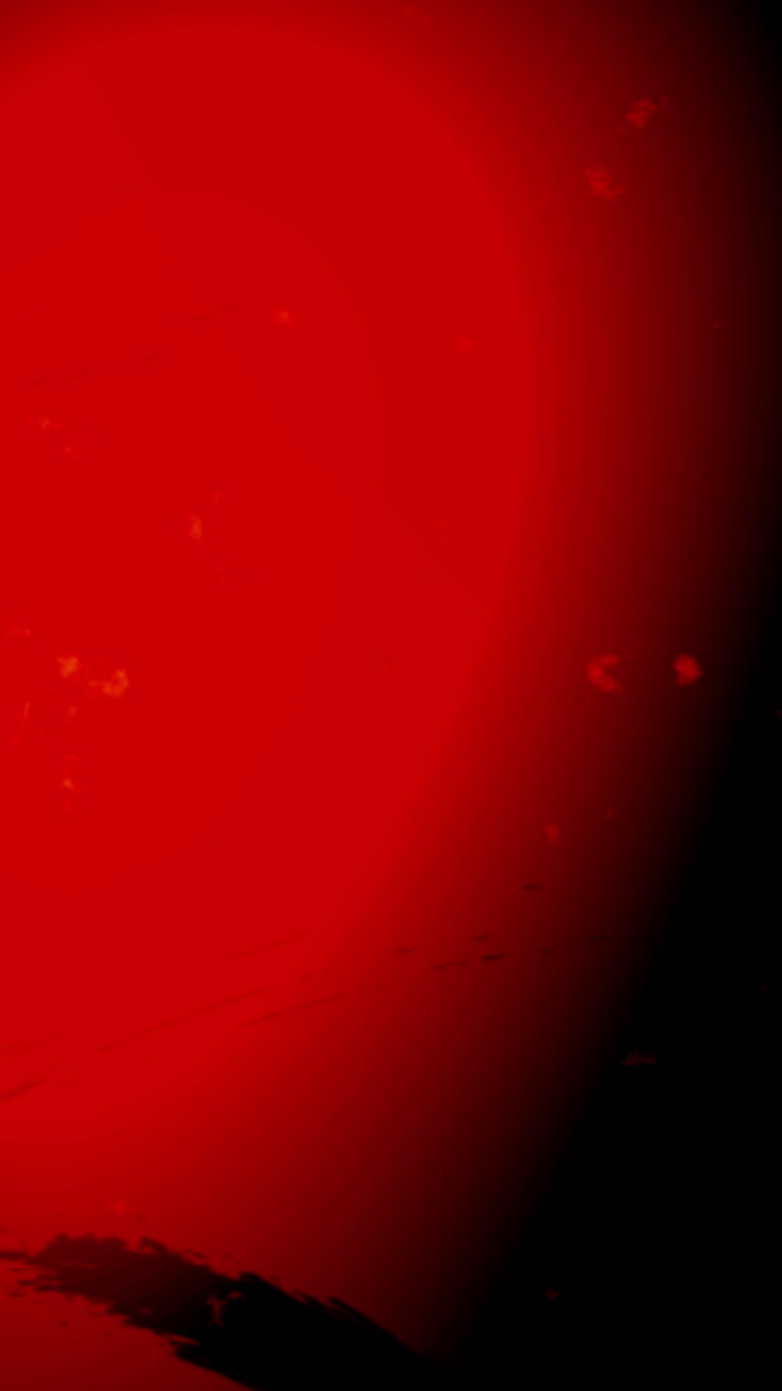 Bagliori di Luce Astratti Rossi e Arancioni con Sovrapposizione di Grana Cinematografica Vintage