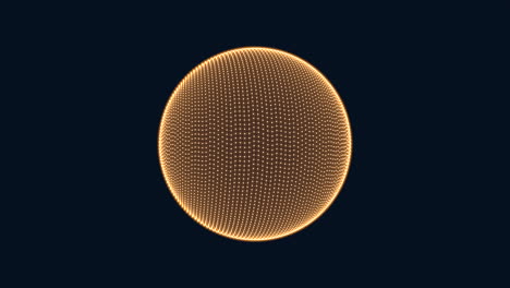 Interconnected lines create intricate pattern on blue sphere