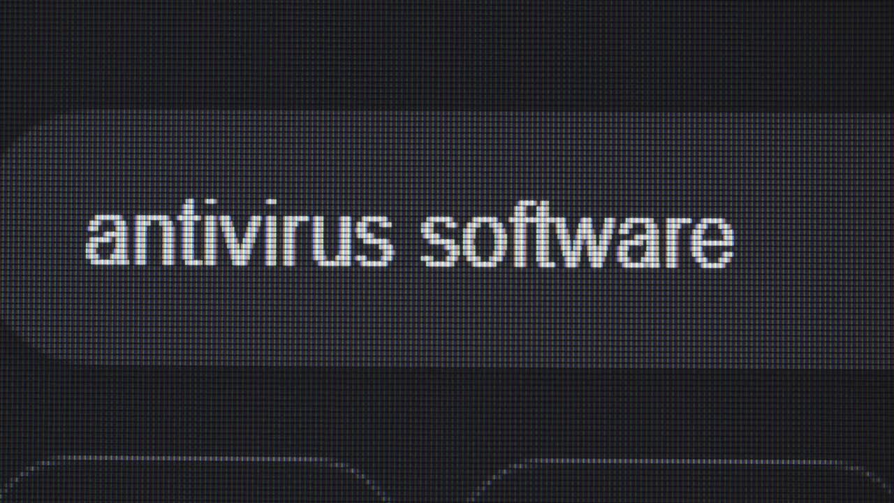 Antivirus Software Displayed on a Computer Screen