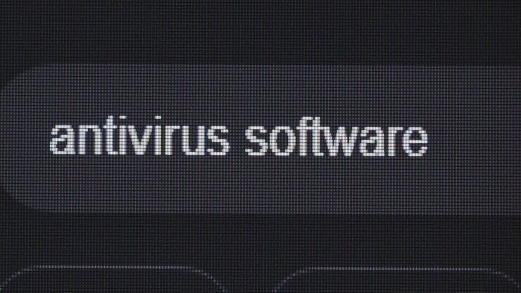 Antivirus Software Displayed on a Computer Screen