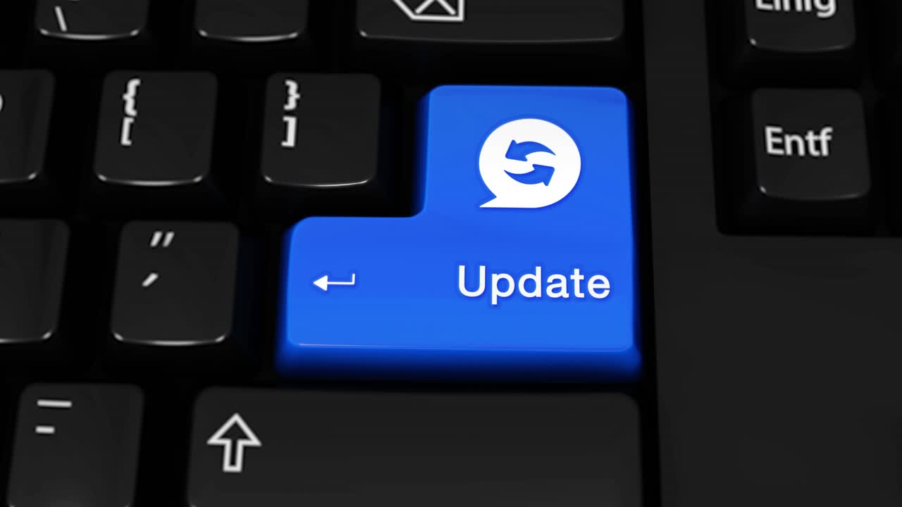 Update Button on a Computer Keyboard