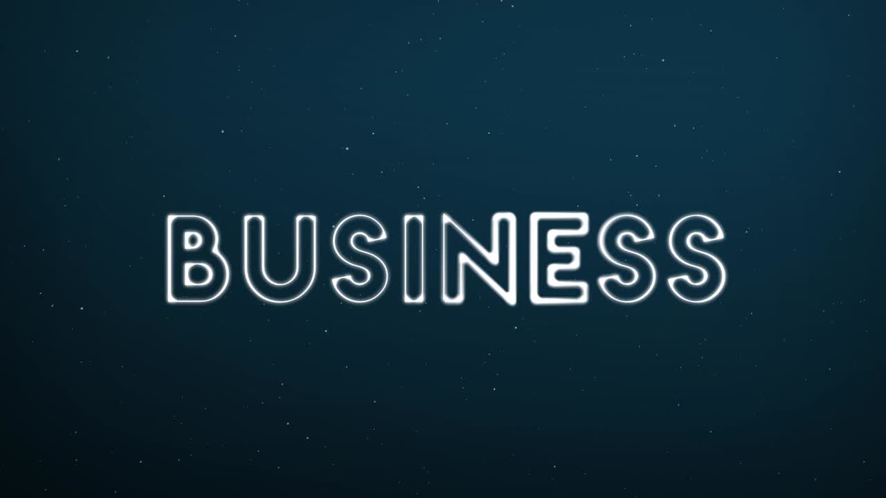 struttura di connessione mobile astratta con business di testo