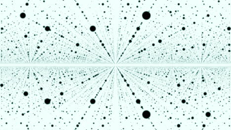 patrón geométrico abstracto con círculos y puntos radiales