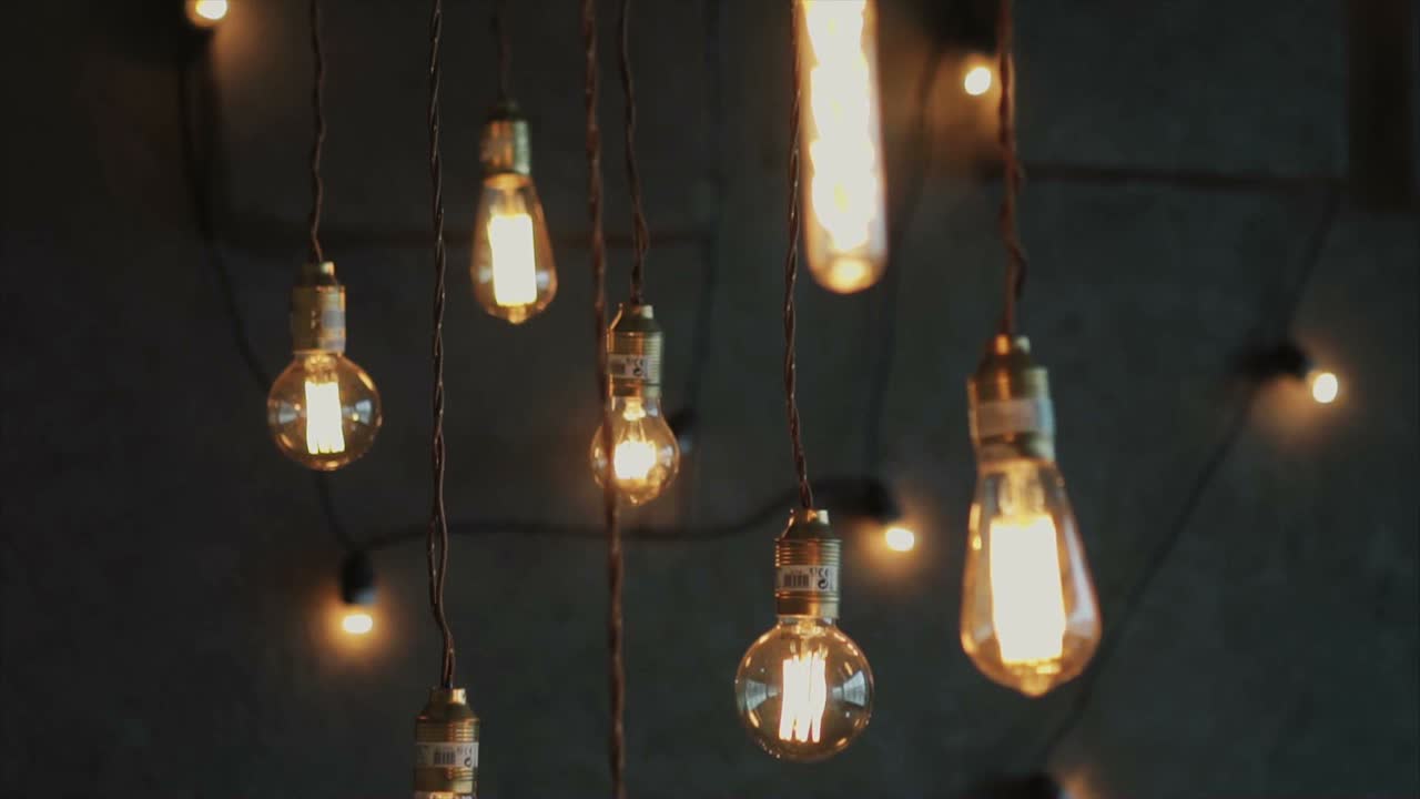 luces de cadena de bombillas de edison calientes