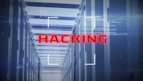 Hacking-text-against-server-room