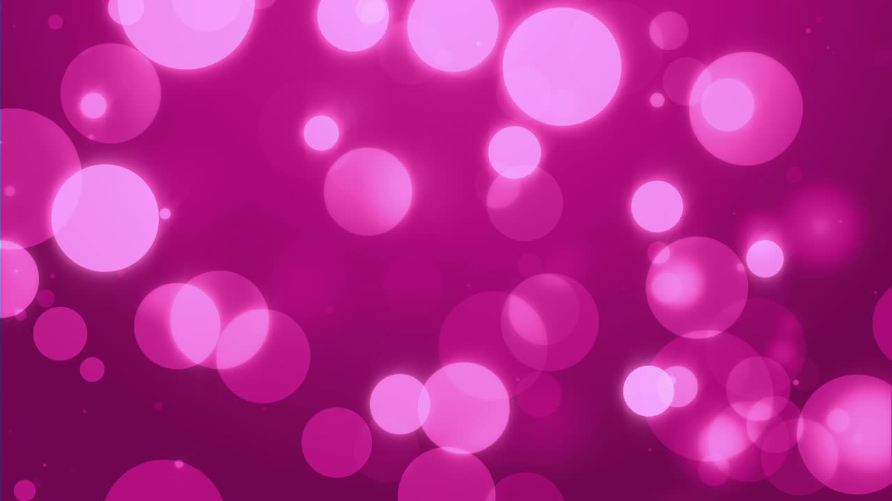 el fondo de animación bokeh rosado de 4k es un bucle sin costuras.
