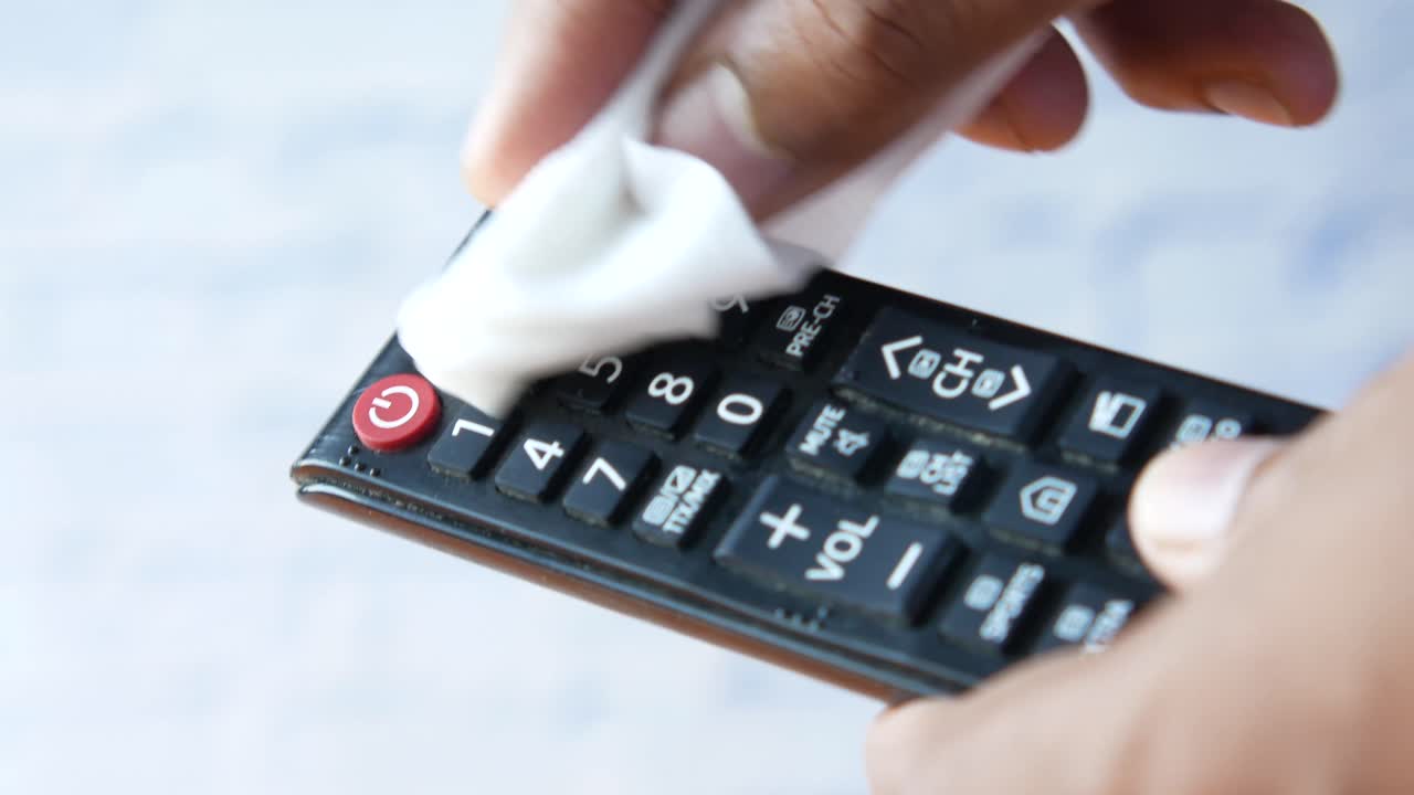 tv 리모컨 청소