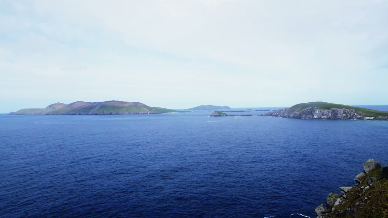 아름다운 해안 풍경의 전망 4k