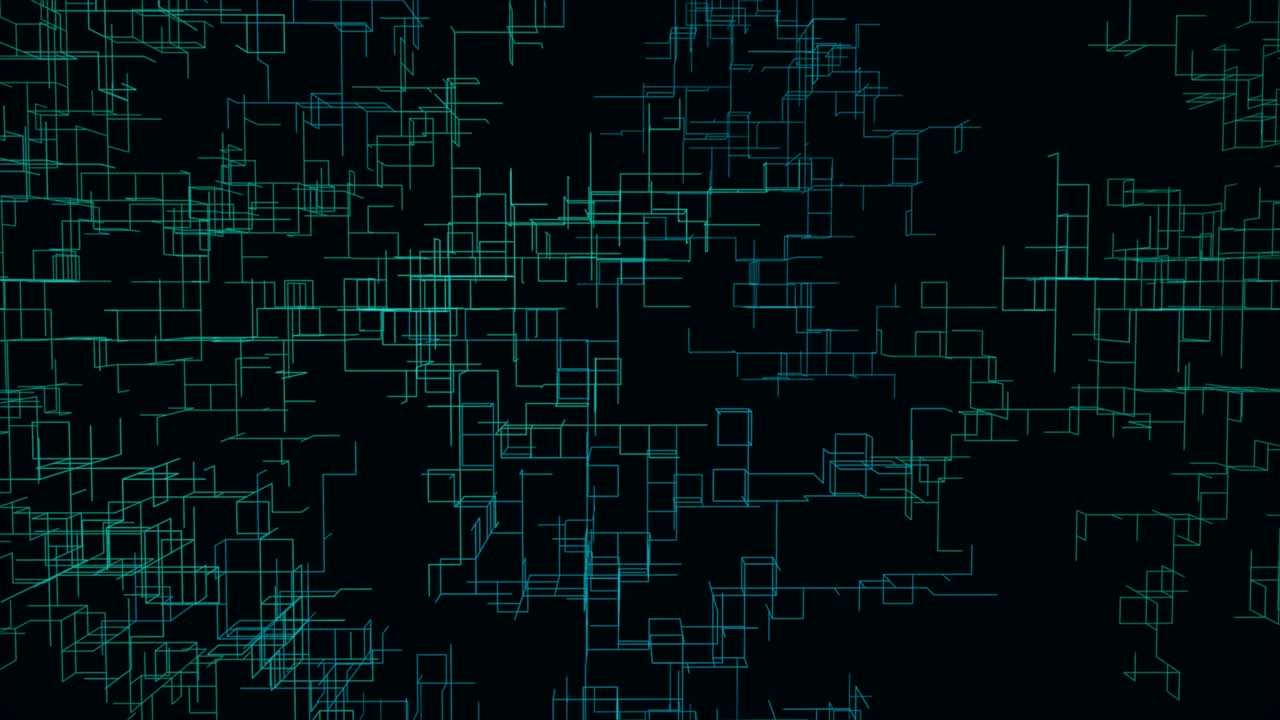 Abstract network growth.