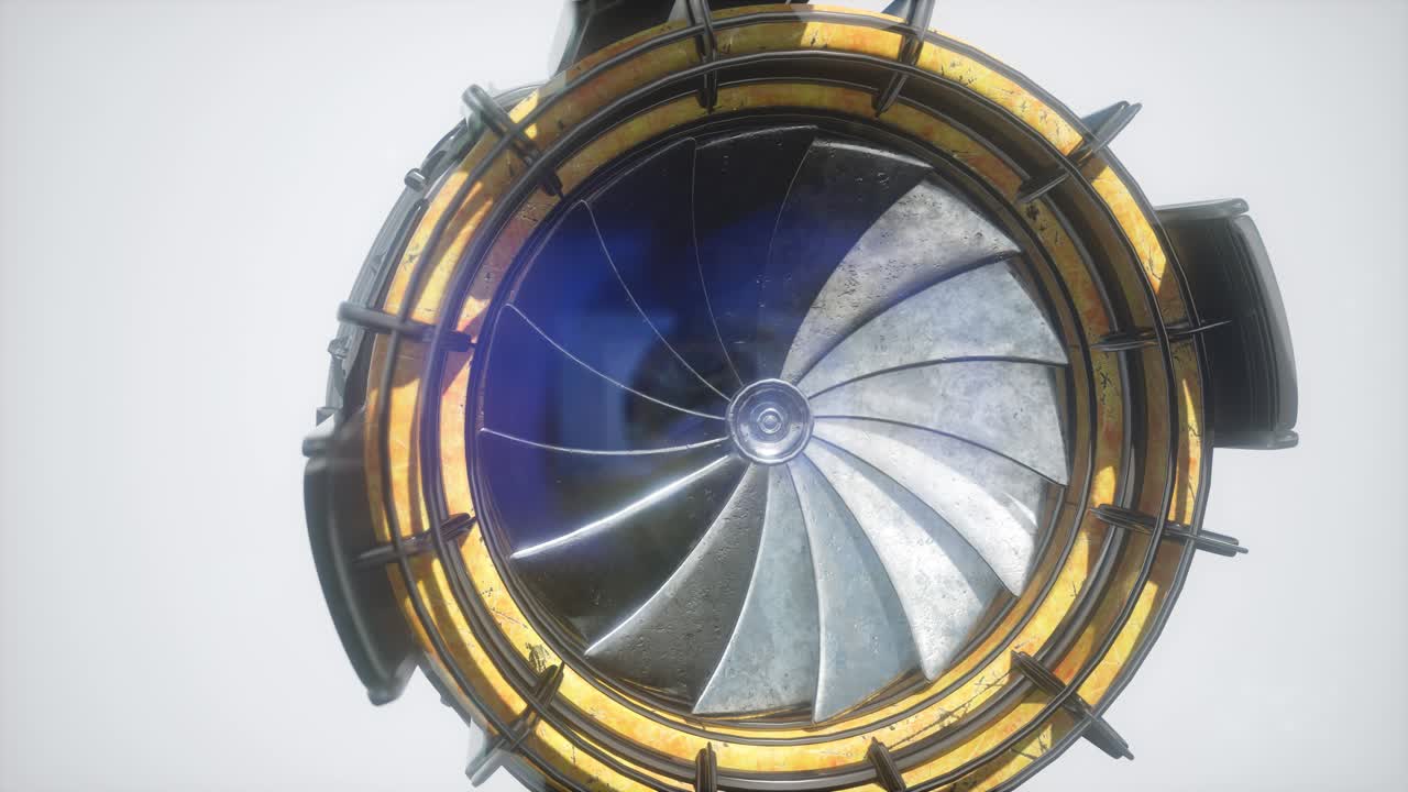 제트 엔진 터빈 부품