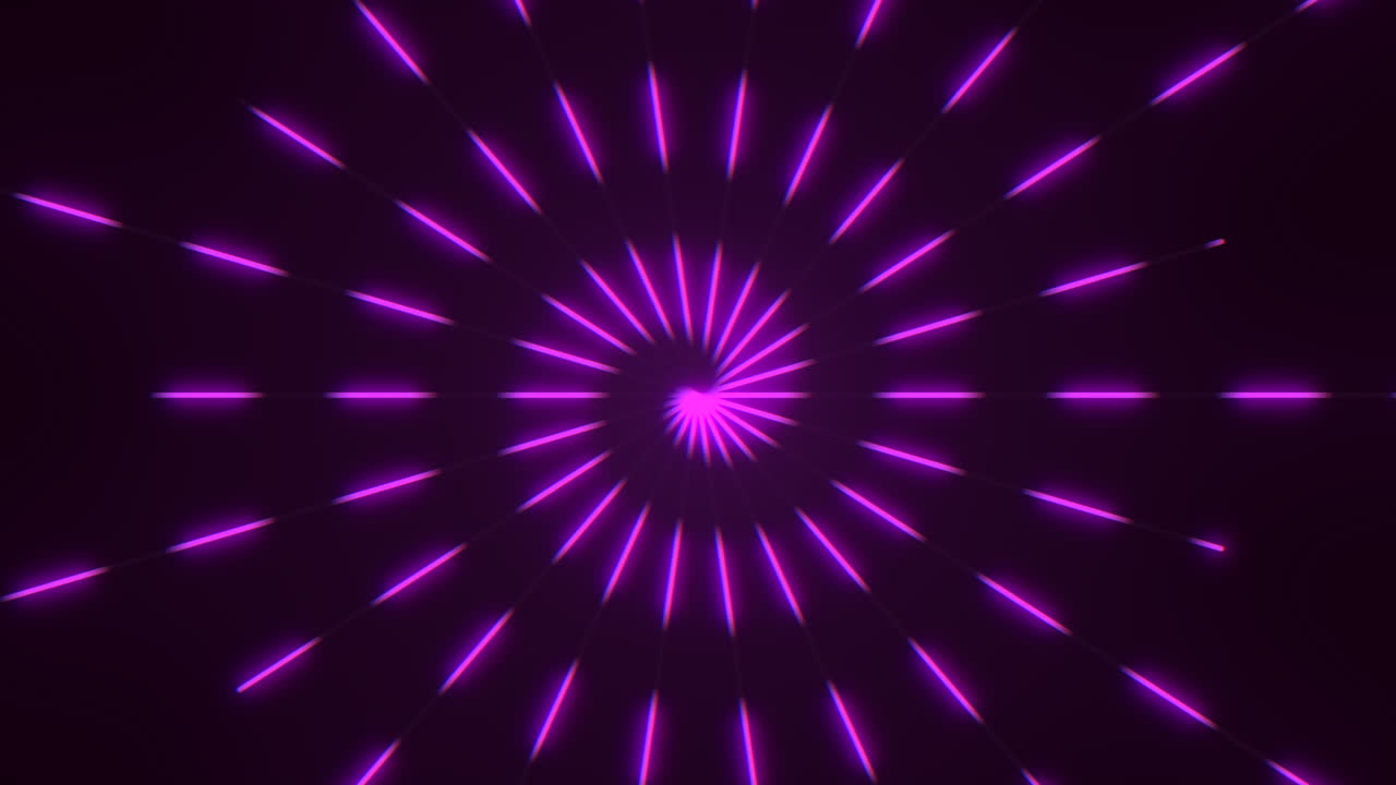 linee rosa neon a spirale su gradiente nero