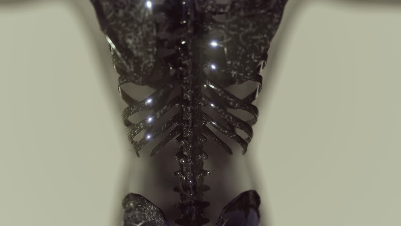 Exploration of human body anatomy showcasing the skeletal structure