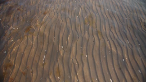 Wasserwellen-Und-Sandstruktur