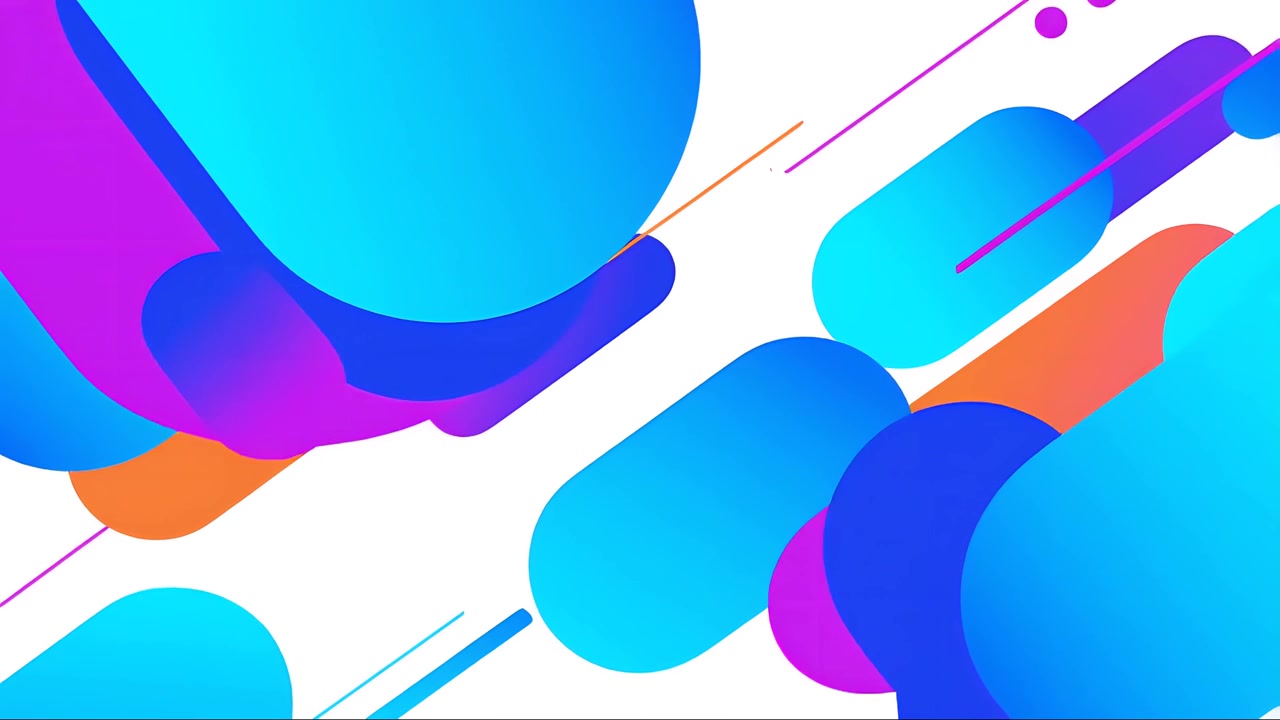 Fond animé abstrait et coloré 4K