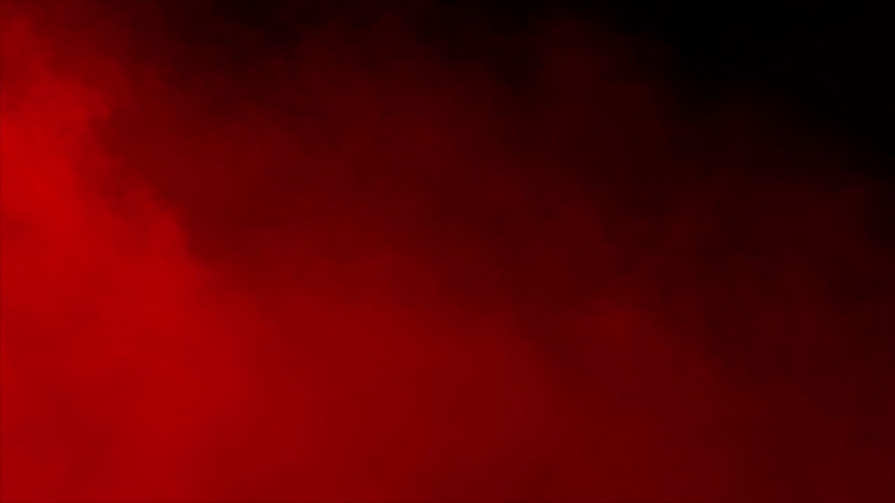 Red mist and blood swirls and flows slowly on a black background. Ideal overlay for bloody horror films, dramatic intros, atmosphere of danger or passion