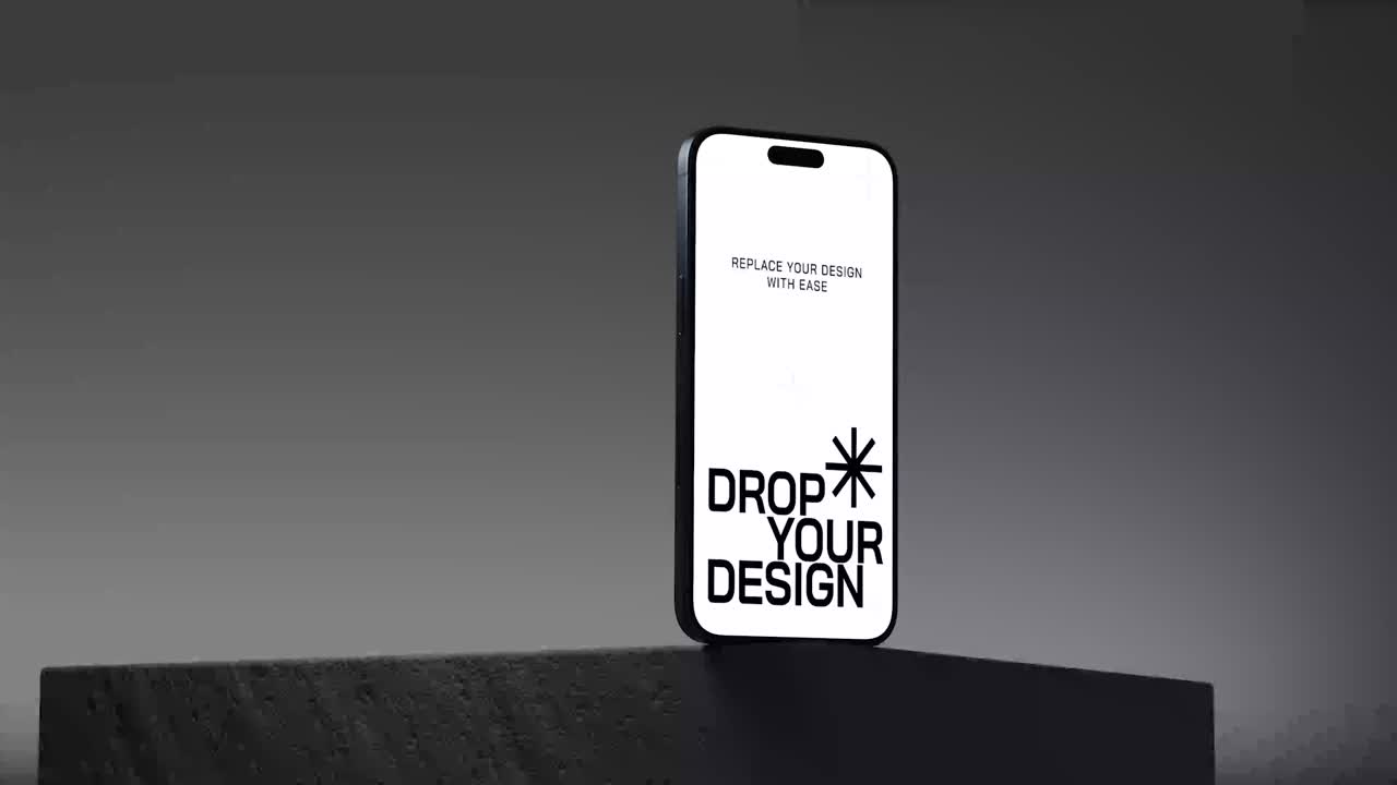 Maqueta de pantalla de teléfono móvil