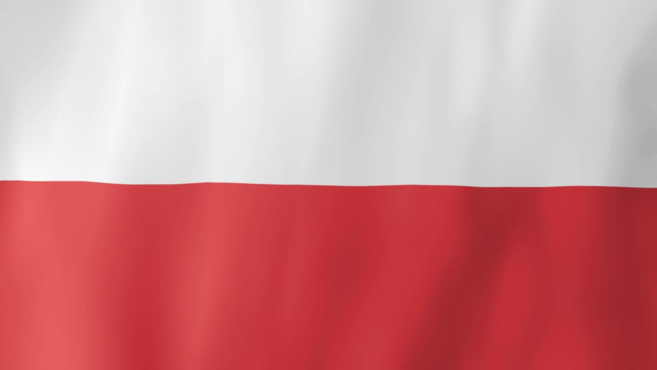 바람에 흔들리는 폴란드 발, 4k 애니메이션