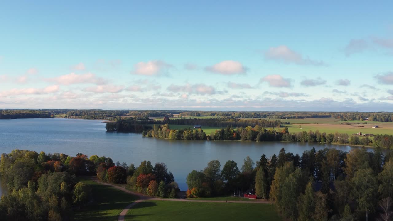 Autumn Lake Landscape