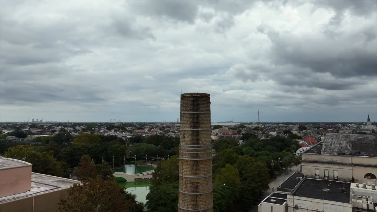 Old incinerator at New Orleans Armstrong Park