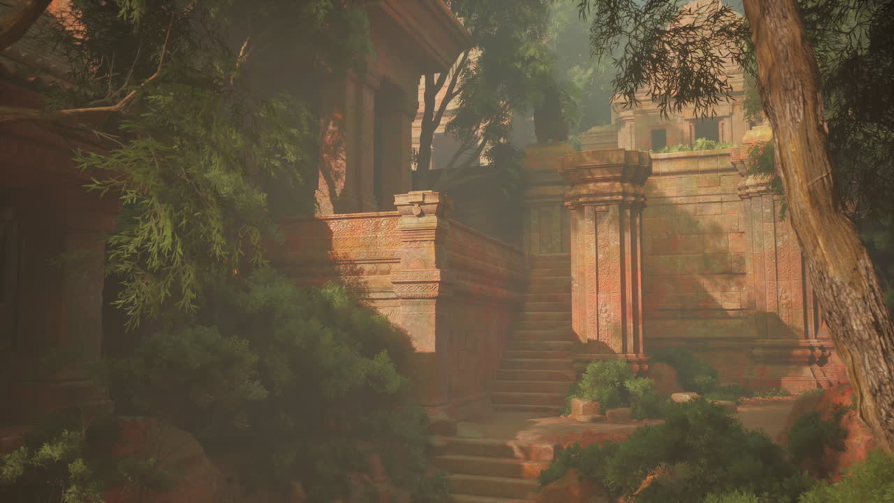 antiguo templo de la jungla