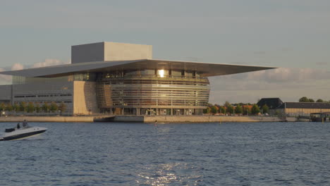 the copenhagen opera house on the shore