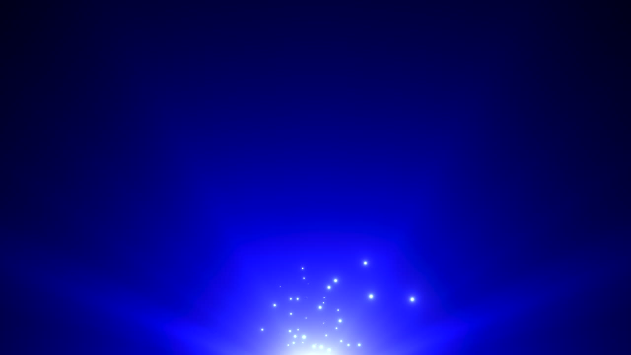 갤럭시 3의 모션 블루 입자와 별