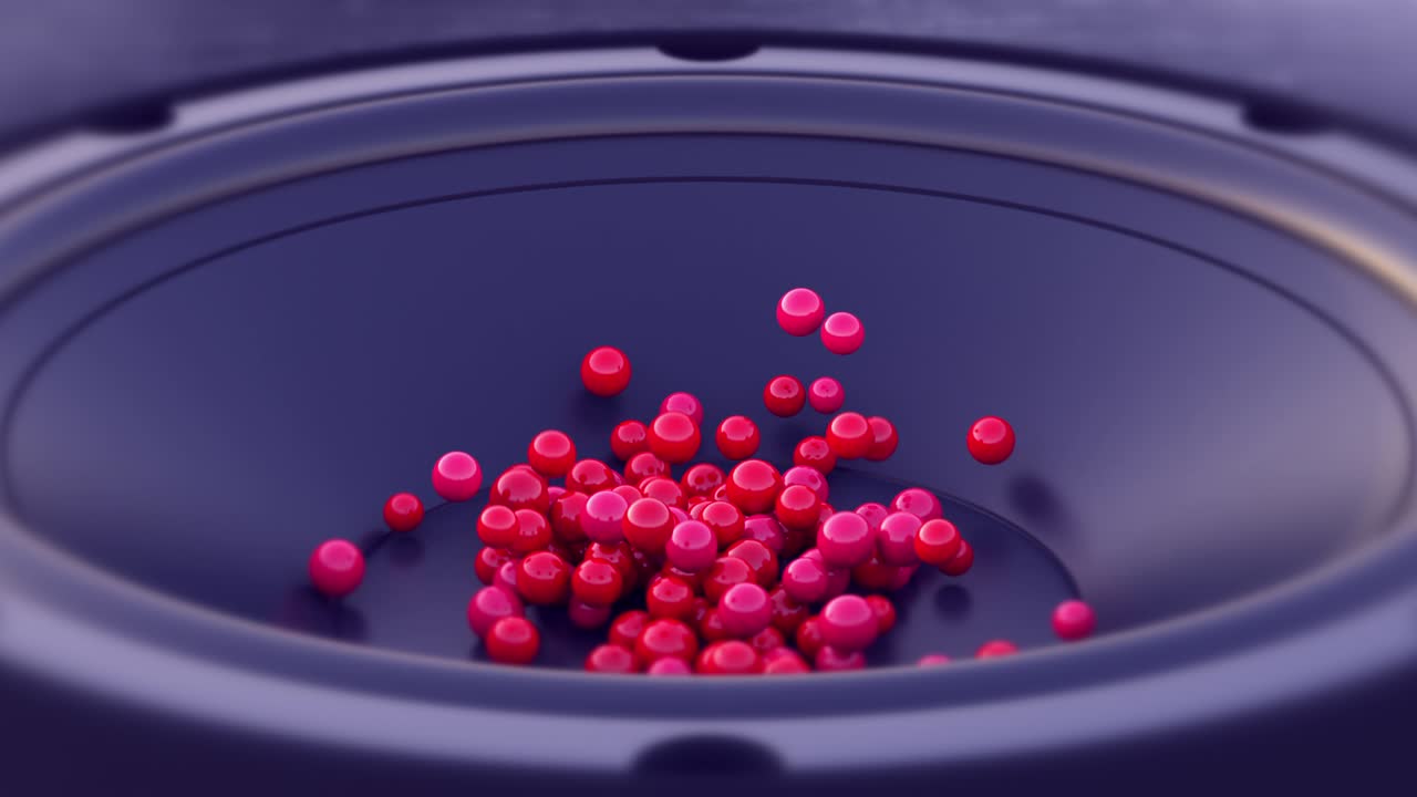 saltando bolas brillantes en el subwoofer en movimiento
