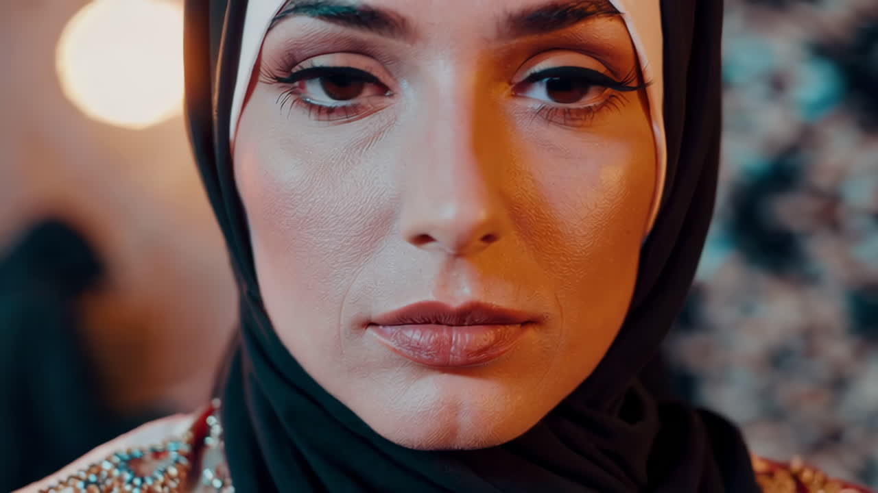 Woman Wearing Hijab Portrait