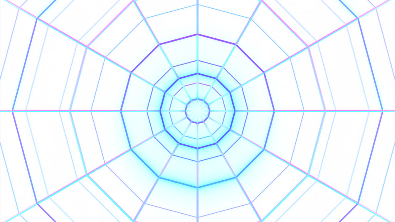 túnel geométrico resumido y brillante