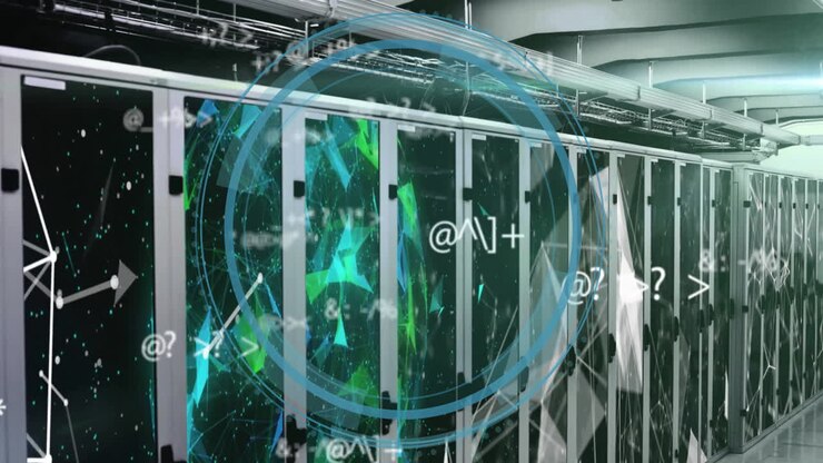 Animation of scope scanning and data processing over computer servers