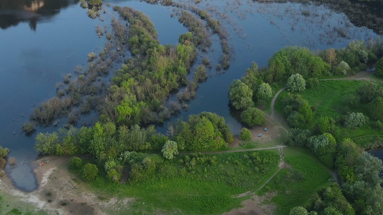 Protected Nature Of Chafford Gorges Nature Park In Chafford Hundred, England