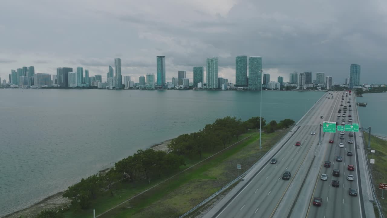 vista de los rascacielos en florida, estados unidos