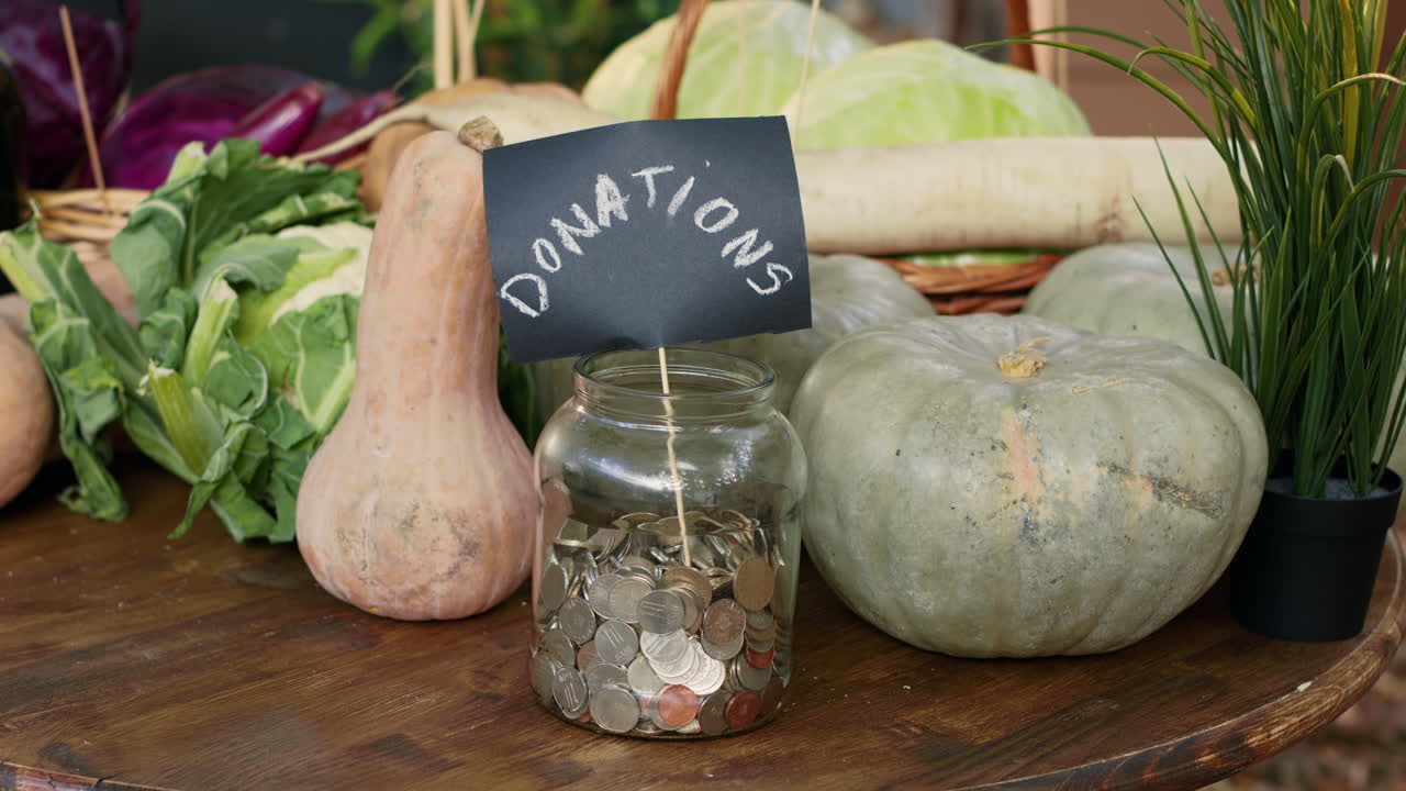 Vegetables and Donations