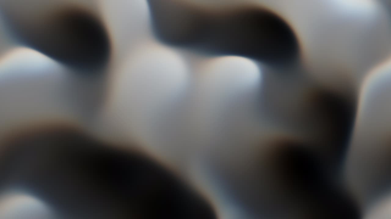 Abstract background with white flowing fluids. Loop stock video.