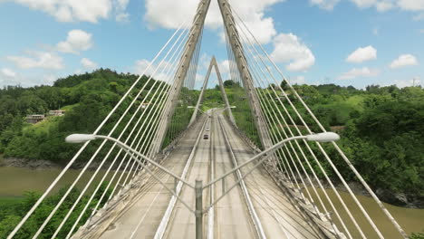 Cable-stayed-bridge-at-naranjito-Puerto-rico