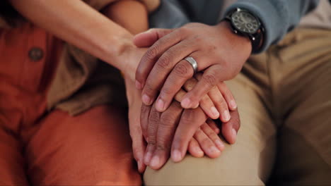 couple holding hands