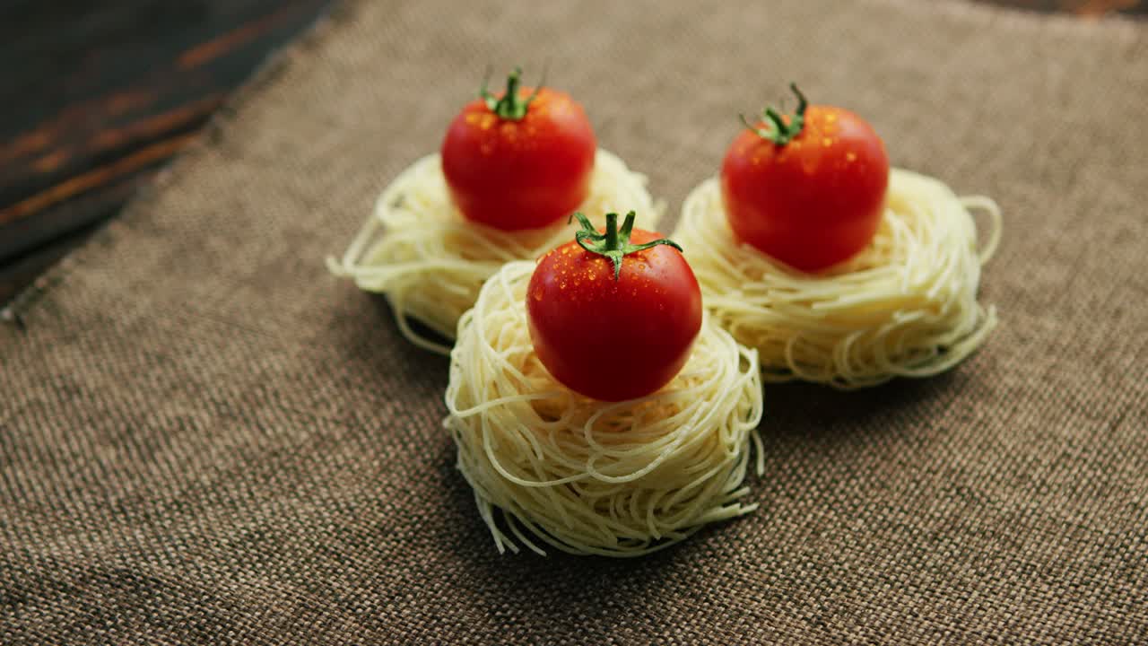 토마토 롤 스파게티