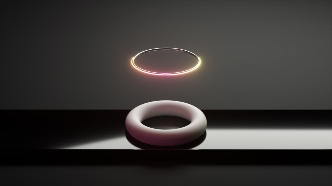 huevo de vidrio iridescente con halo brillante