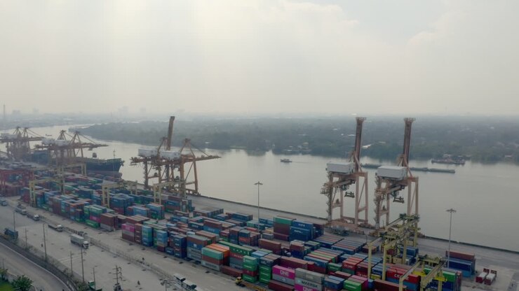 Container Port in Bangkok
