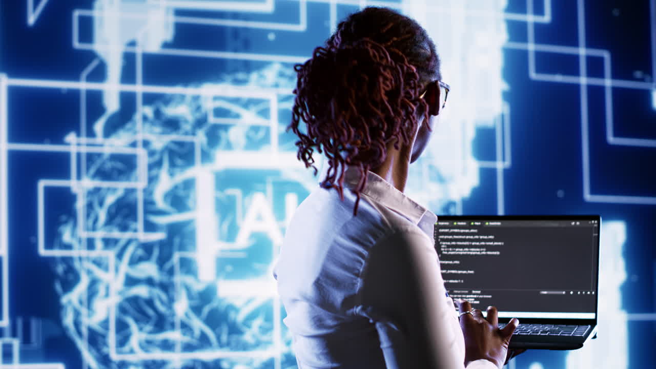 IT practitioner updating AI systems