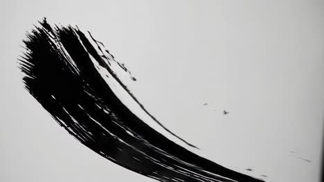abstract ink splashes and brush strokes