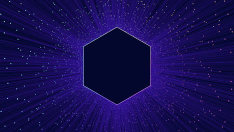diseño futurista de diamantes abstractos púrpura y azul con patrones dinámicos