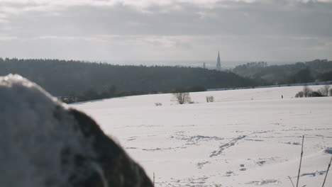 super wide time-lapse shot of a small valley near ulm, germany