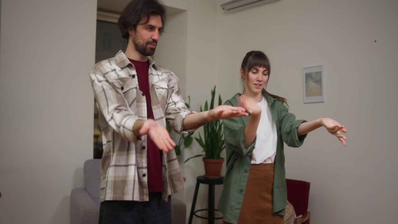 People indoors at home